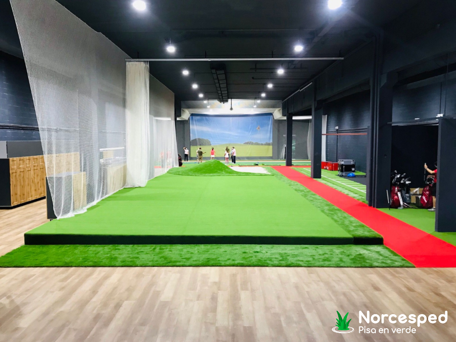 Césped artificial en Bizkaia Golf Akademia